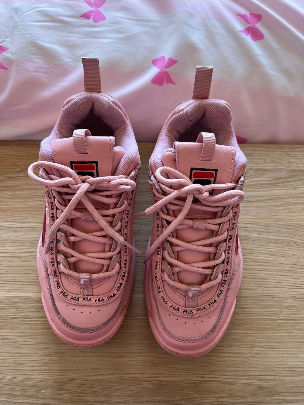 Fila Pink Disruptor 2 Premium Sneakers Size 6